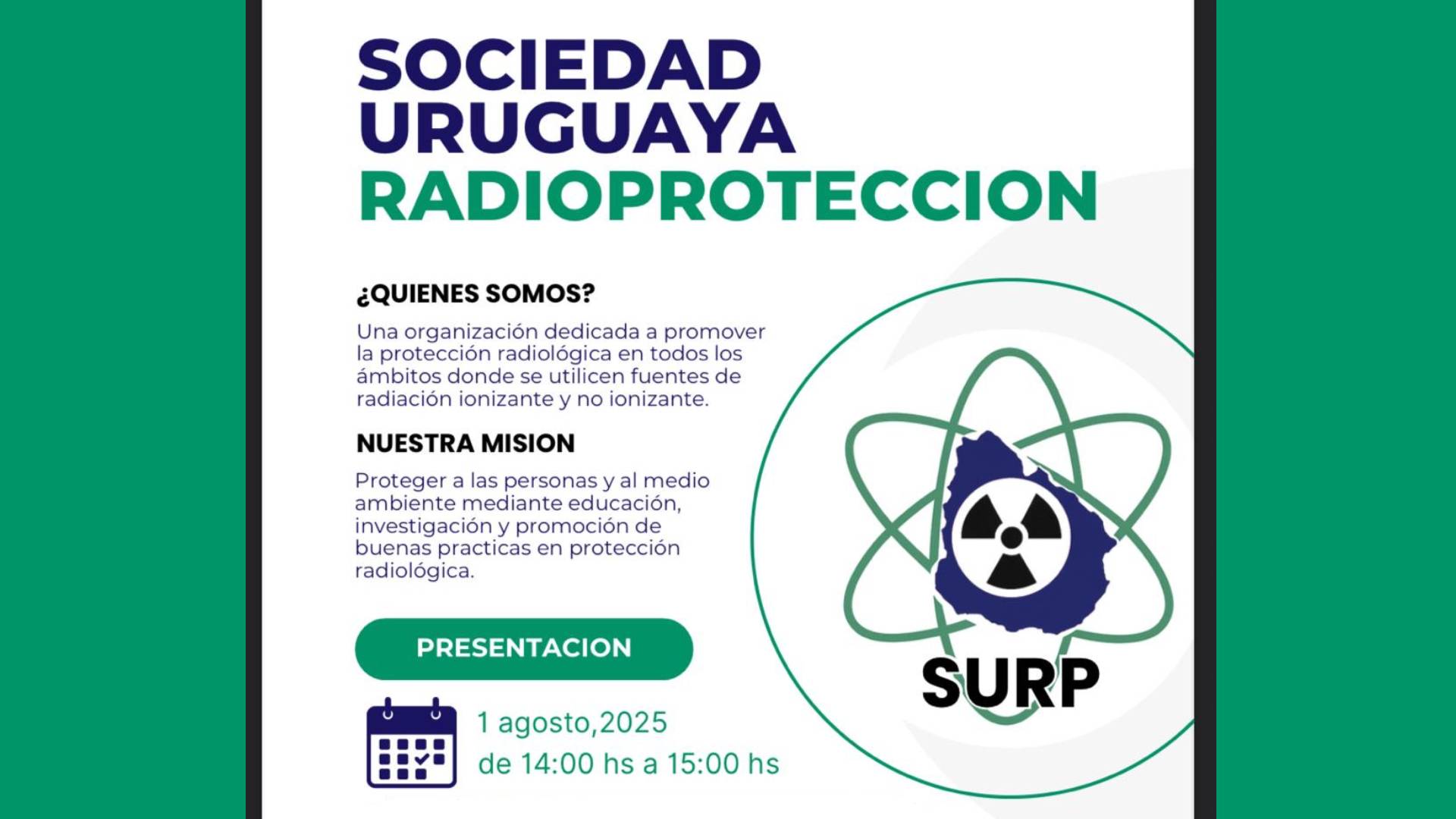 Presentación de la Sociedad Uruguaya de Radioprotección